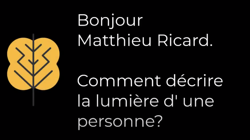 Mathieu Ricard, lumière et bonne personne